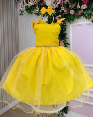 Vestido Marie Mariely Amarelo