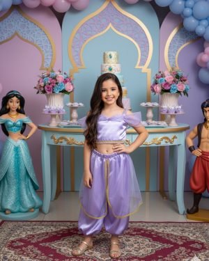 Fantasia Princesa Belli Princesa Jasmine Lilas