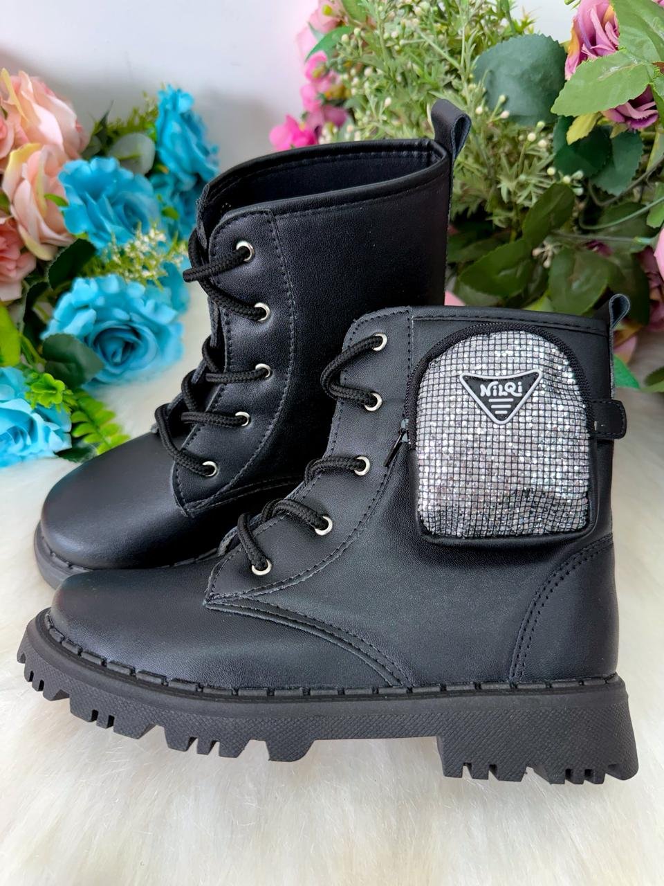 BotaCoturno Nilqi Lais Preto - Imagem 3