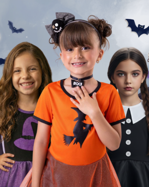 Fantasia Menina Temático Halloween