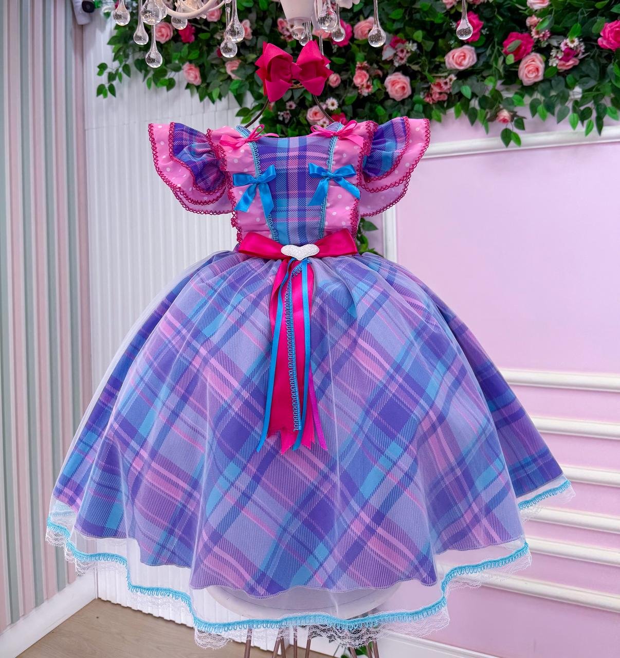 Vestido Marie Junino Quermesse do Interior Lilas - Imagem 2