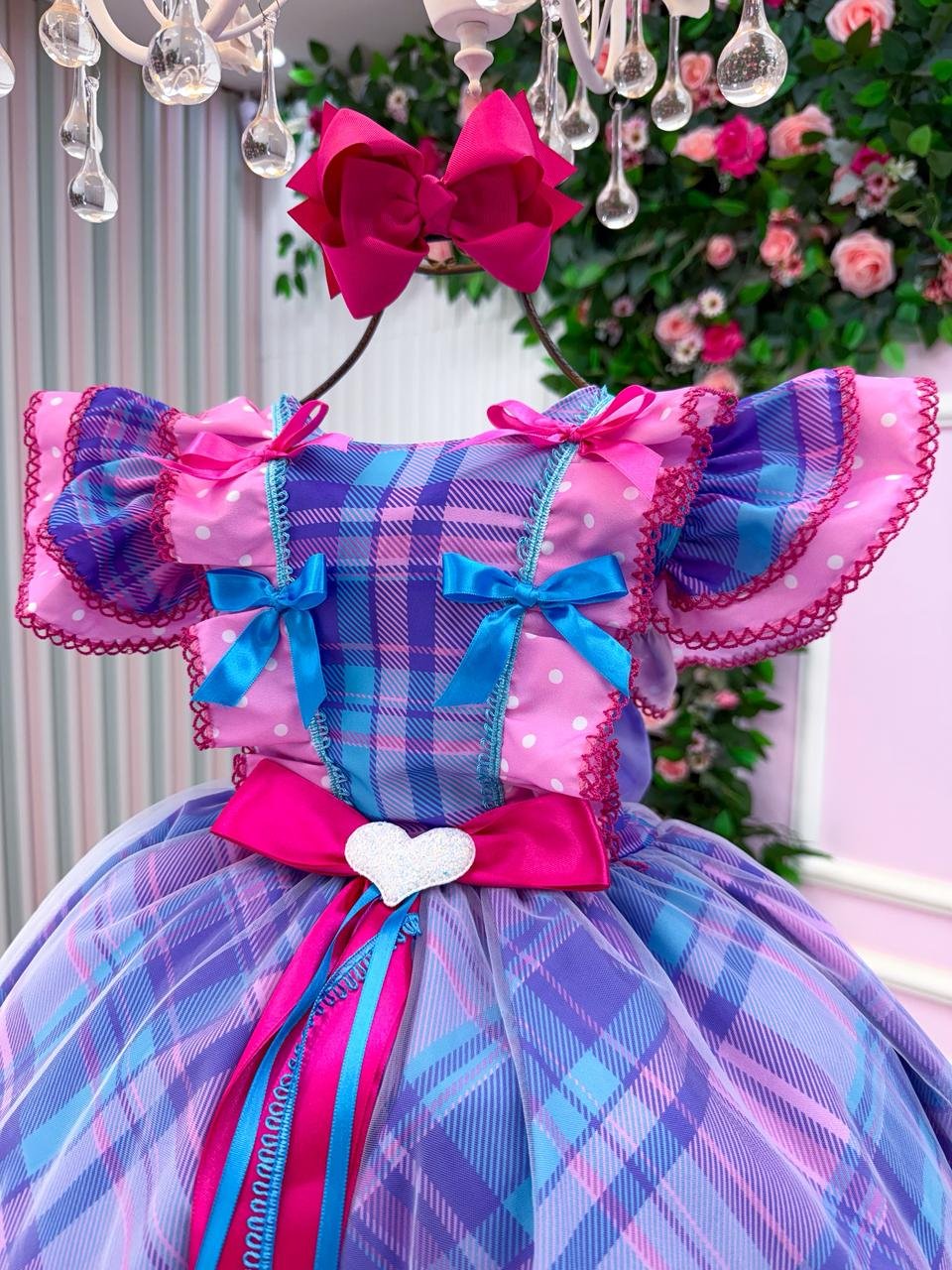 Vestido Marie Junino Quermesse do Interior Lilas - Imagem 5