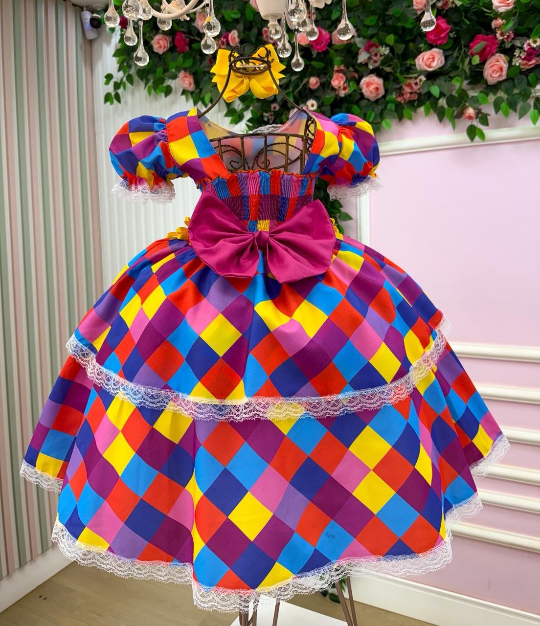 Vestido Marie Junino Coração Caipira - Imagem 9