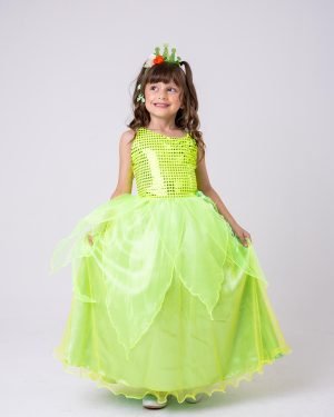 Fantasia Princesa Belli Longa Tiana - A Princesa e o Sapo