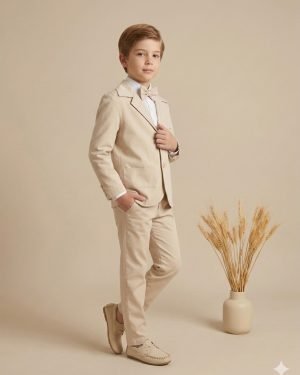 Conjunto Social Miss Cherry Jorge Terno Palha