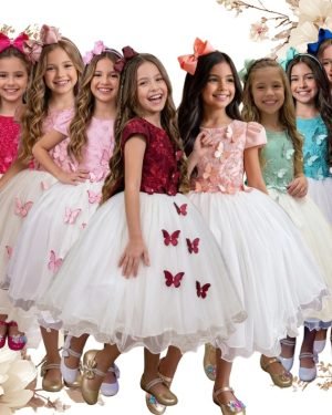 Vestido Juvenil - Midi Vila Lele Sabrina