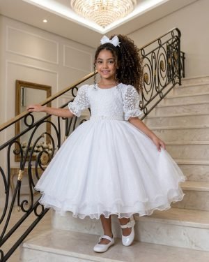 Vestido Bella Child Laize Branco