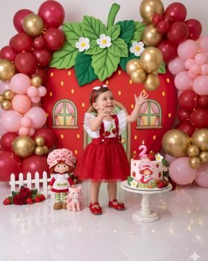Romper/Vestido Princesa Belli Moranguinho