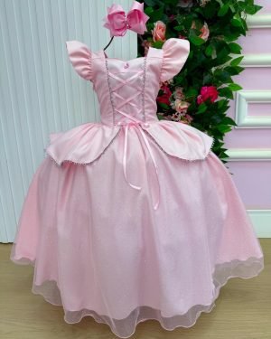 Fantasia/ Vestido Mini Miss Longo A Bela Adormecida - Aurora