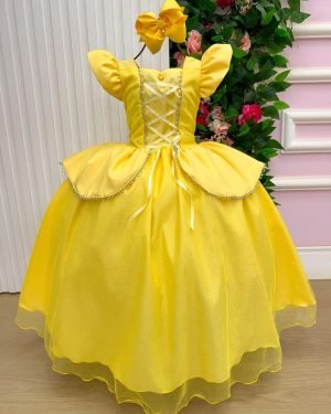 Fantasia/ Vestido Mini Miss Longo A Bela e a Fera