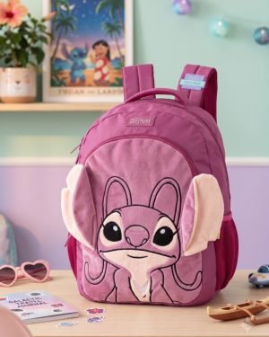 Mochila de Costa Angel Orelhinhas Pelucia Roxo